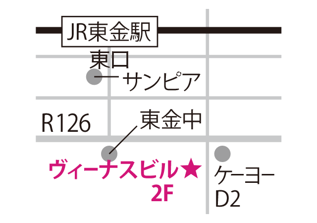 東金店　店舗地図