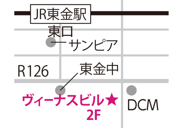 東金店　店舗地図